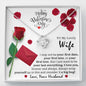 White Gold, Valentines Day Love Knot Necklace, Lovely Wife - Kubby&Co Worldwide