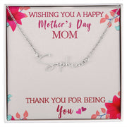 Mother's Day With Love, Signature Style Necklace, Thank You - Kubby&Co Worldwide