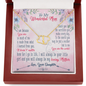 Gold Necklace, 18 Single Diamonds, Mother's Day, Loving Mother - Kubby&Co Worldwide