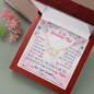 Gold Necklace, 18 Single Diamonds, Mother's Day, Loving Mother - Kubby&Co Worldwide