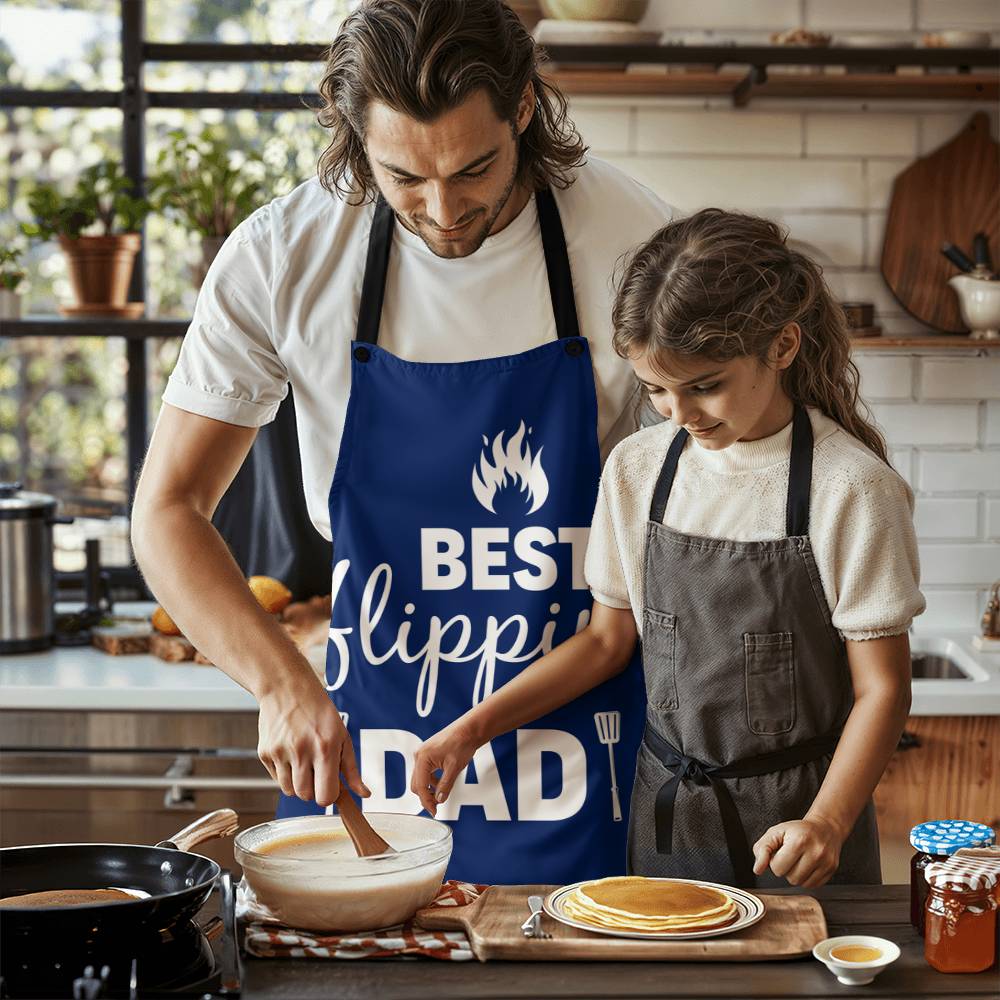 Best Gift For Dad The Custom Cooking Apron Best Flippin Dad - Kubby&Co Worldwide