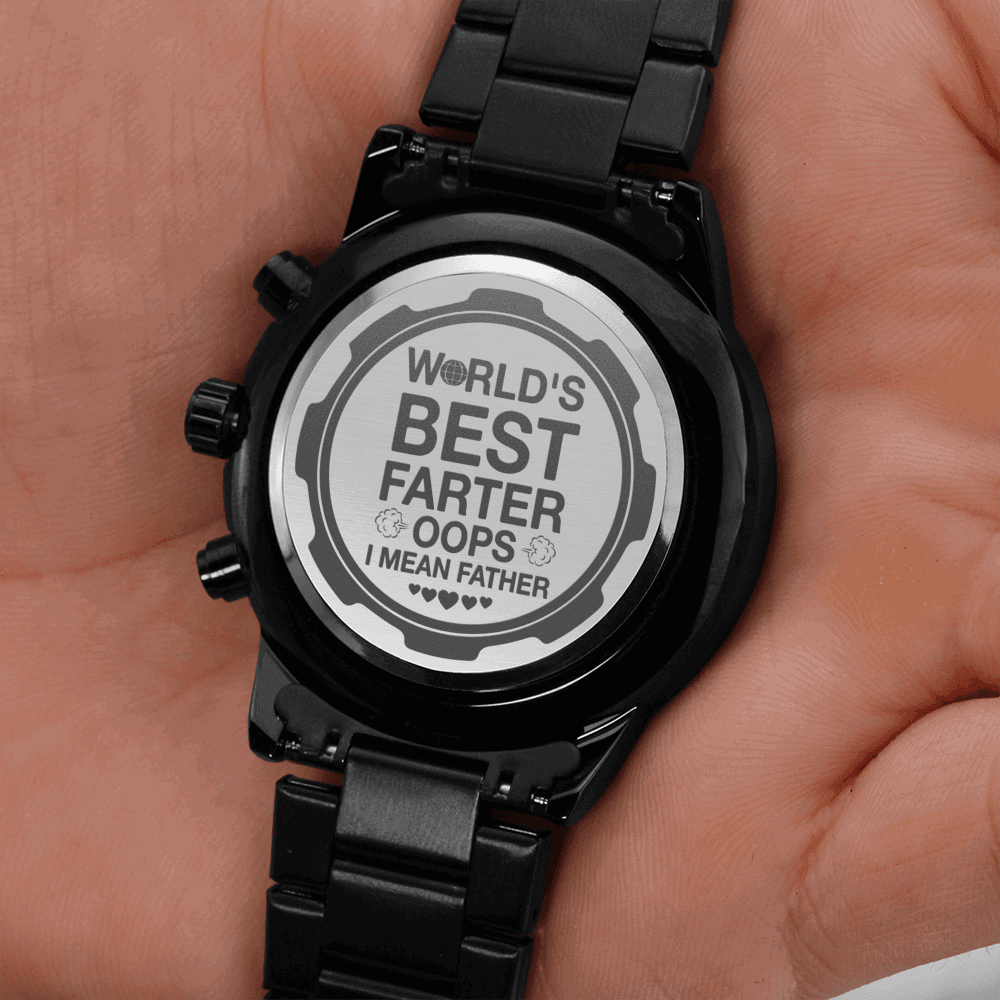 Best Gift For Dads, Quartz Movement Watch, World's Best Farter - Kubby&Co Worldwide