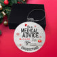 Christmas High Graphic Acrylic Ornament, A Medical Advice Thing - Kubby&Co Worldwide