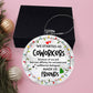 Christmas High Graphic Acrylic Ornament, Best Coworker Made Us Friends - Kubby&Co Worldwide