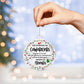 Christmas High Graphic Acrylic Ornament, Best Coworker Made Us Friends - Kubby&Co Worldwide