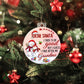 Christmas High Graphic Acrylic Ornament, Grandma I Tried To Be Good - Kubby&Co Worldwide