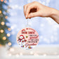 Christmas High Graphic Acrylic Ornament, Grandma I Tried To Be Good - Kubby&Co Worldwide