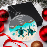 Christmas High Graphic Acrylic Ornament, I Found You and You Found Me - Kubby&Co Worldwide