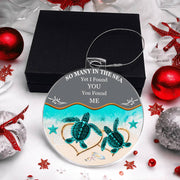 Christmas High Graphic Acrylic Ornament, I Found You and You Found Me - Kubby&Co Worldwide