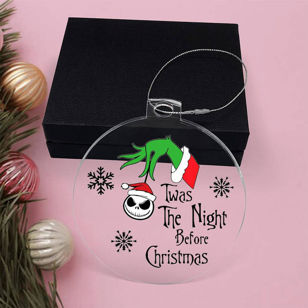 Christmas High Graphic Acrylic Ornament, Night Before Christmas - Kubby&Co Worldwide