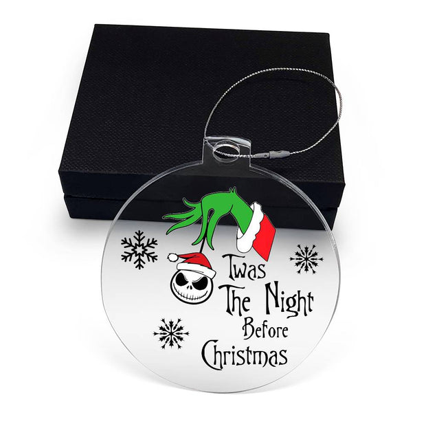 Christmas High Graphic Acrylic Ornament, Night Before Christmas - Kubby&Co Worldwide