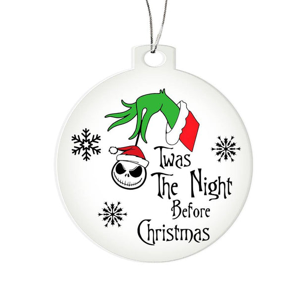 Christmas High Graphic Acrylic Ornament, Night Before Christmas - Kubby&Co Worldwide