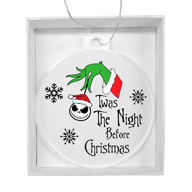 Christmas High Graphic Acrylic Ornament, Night Before Christmas - Kubby&Co Worldwide