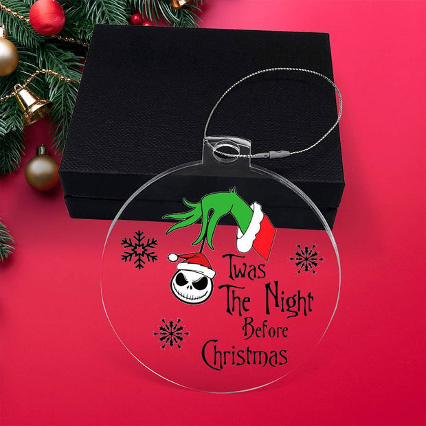 Christmas High Graphic Acrylic Ornament, Night Before Christmas - Kubby&Co Worldwide