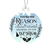 Coworker Christmas Gift Personalized Acrylic Christmas Ornament - Kubby&Co Worldwide