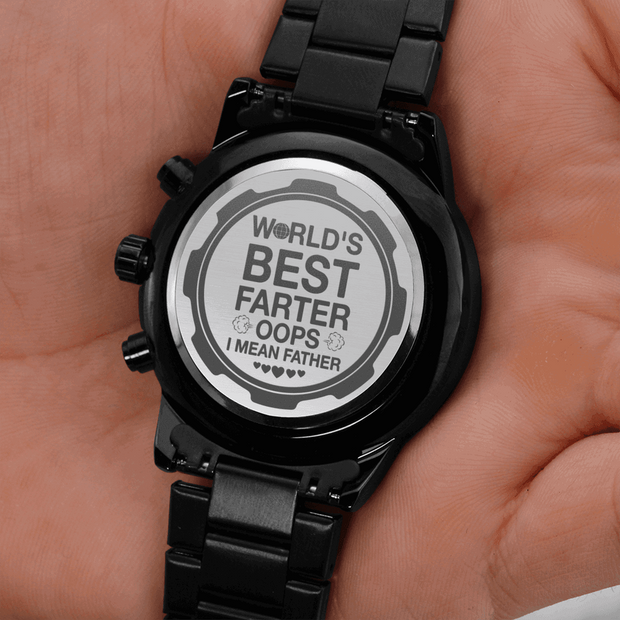 Best Gift For Dads, Quartz Movement Watch, World's Best Farter - Kubby&Co Worldwide