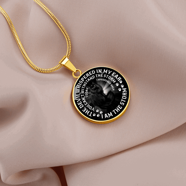 Engraved Gold Necklace, Cat Lovers Custom Pendant, Whispered In My Ear - Kubby&Co Worldwide