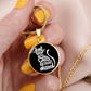 Engraved Gold Necklace, Cat Lovers Pendant, Time Never Wasted - Kubby&Co Worldwide