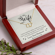 Gold Necklace, 18 Diamonds, My Wife A Special Person - Kubby&Co Worldwide