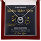 Gold Necklace, Personalized Card, To My Badass Biker Babe - Kubby&Co Worldwide