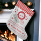 Personalized, Giant Holiday Stocking Hanger, Delivery Express - Kubby&Co Worldwide