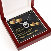 Gold Necklace, Personalized Message Card, To My Beautiful Girlfriend - Kubby&Co Worldwide