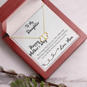 Gold Necklace, 18 Diamonds, Daughter Happy Mother's Day, Mom - Kubby&Co Worldwide