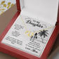 Gold Necklace, 18 Diamonds, Daughter Always With You, Mom - Kubby&Co Worldwide