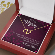 Gold Necklace, 18 Diamonds, Mother's Day, My Happiness - Kubby&Co Worldwide