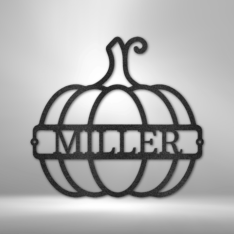 Wall Art, Personalized Laser Cut Steel Signs, Big Pumpkin - Kubby&Co Worldwide