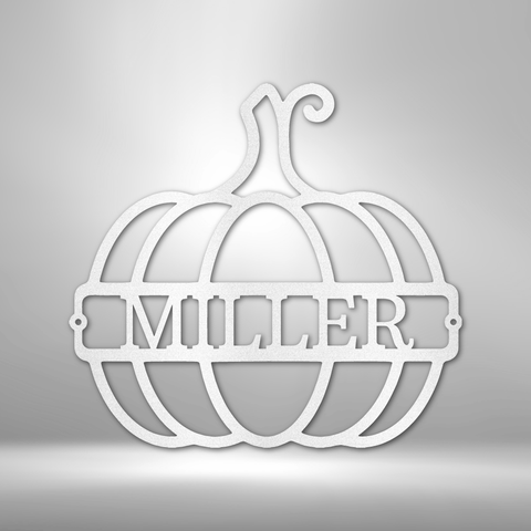 Wall Art, Personalized Laser Cut Steel Signs, Big Pumpkin - Kubby&Co Worldwide