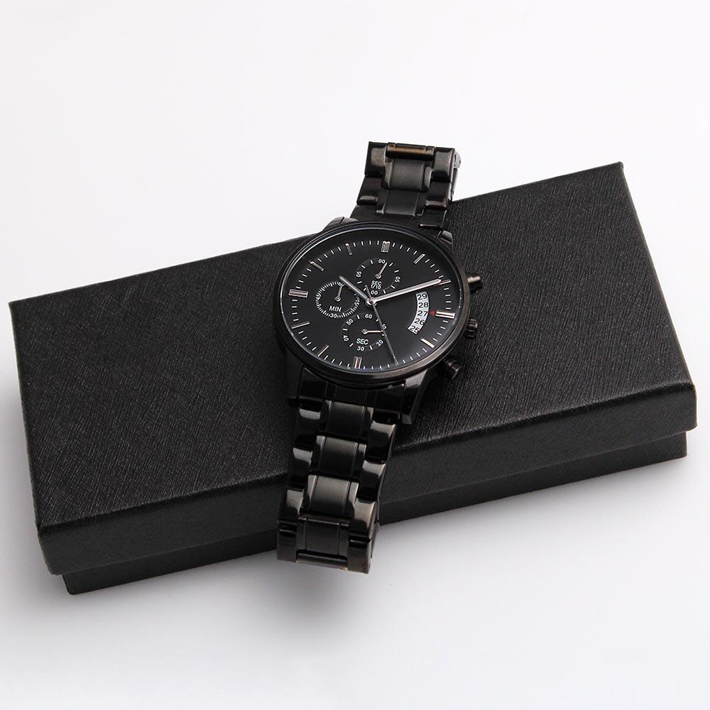 Best Gift For Dads, Chronograph Quartz Movement Watch, My Hero - Kubby&Co Worldwide