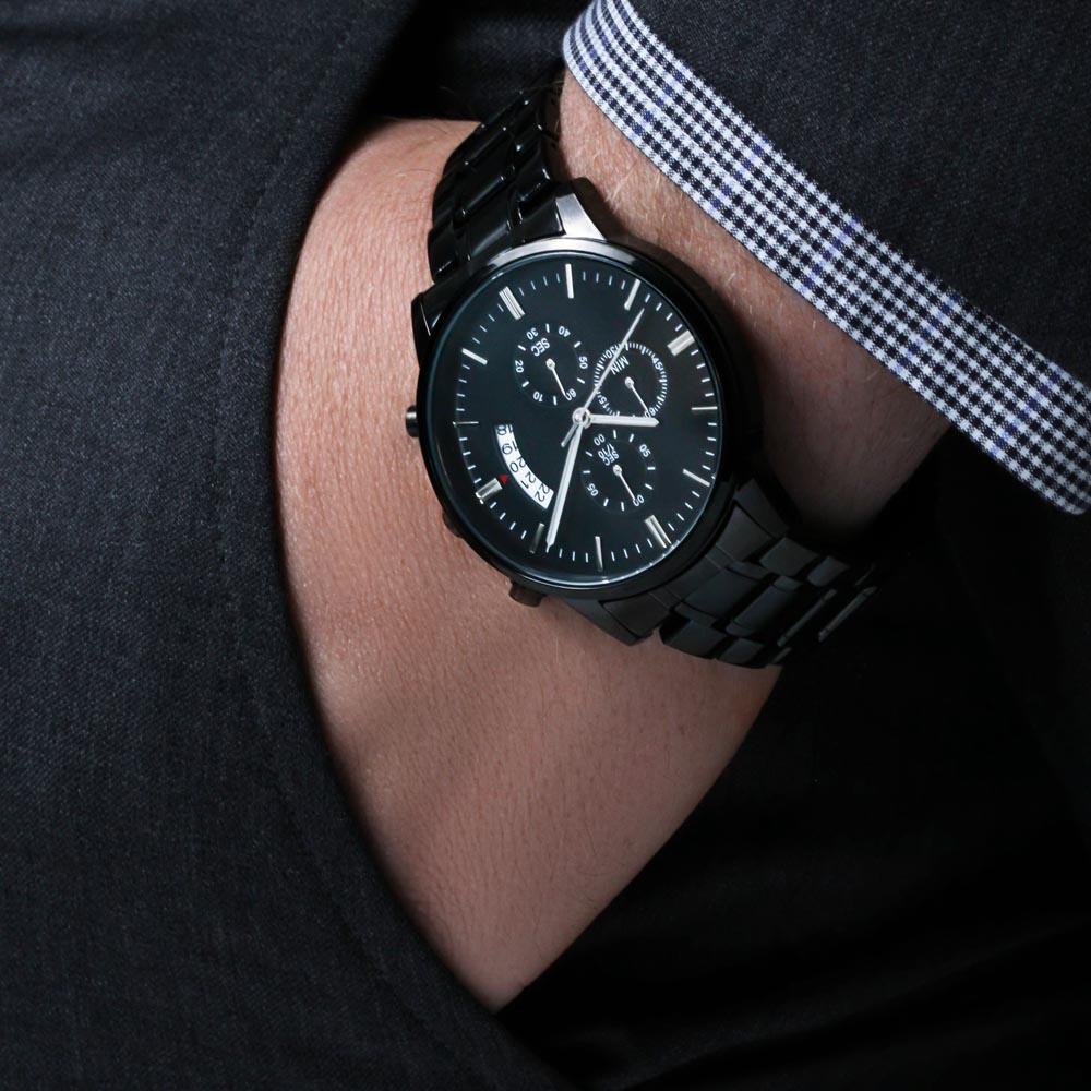 Best Gift For Dads, Chronograph Quartz Movement Watch, My Hero - Kubby&Co Worldwide