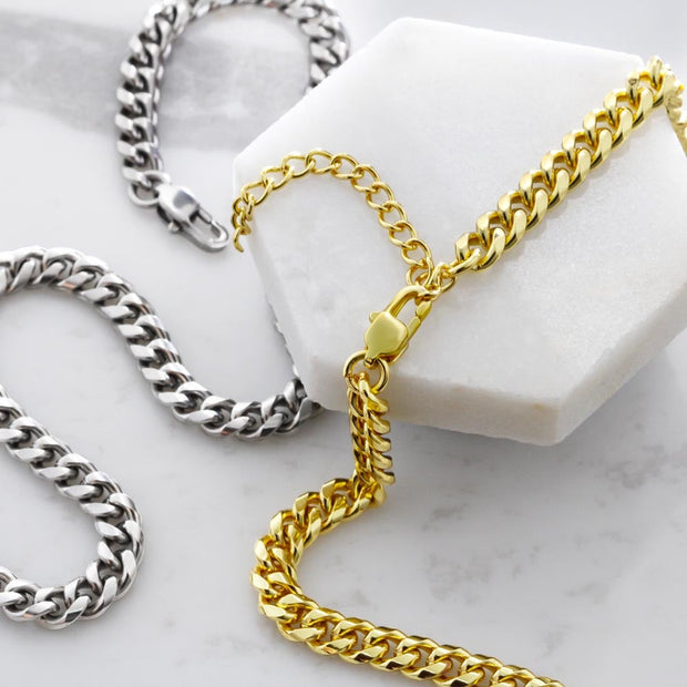 Cuban Link Chain Necklace, To My Boyfriend, My Always And Forever - Kubby&Co Worldwide