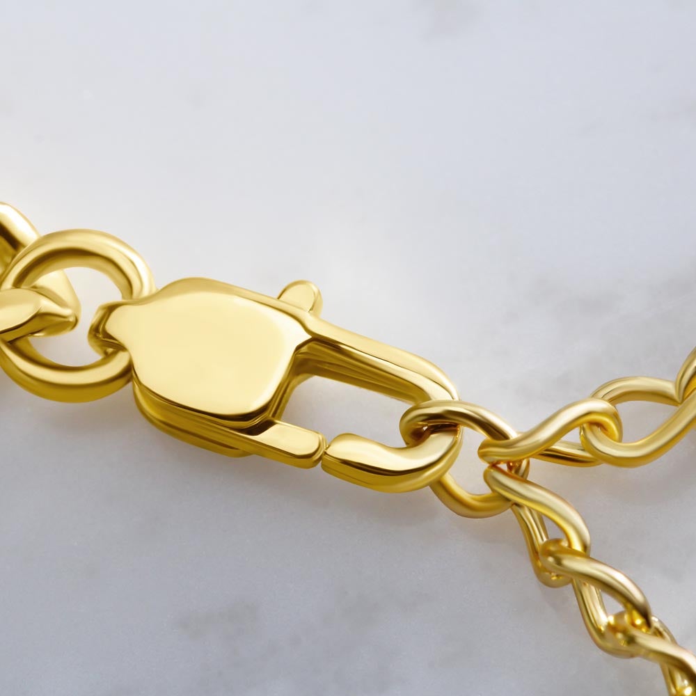 Cuban Link Chain Necklace, To My Boyfriend, My Always And Forever - Kubby&Co Worldwide