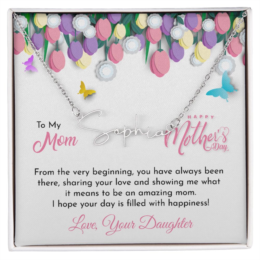 Mother's Day With Love, Signature Style Necklace, Always There - Kubby&Co Worldwide