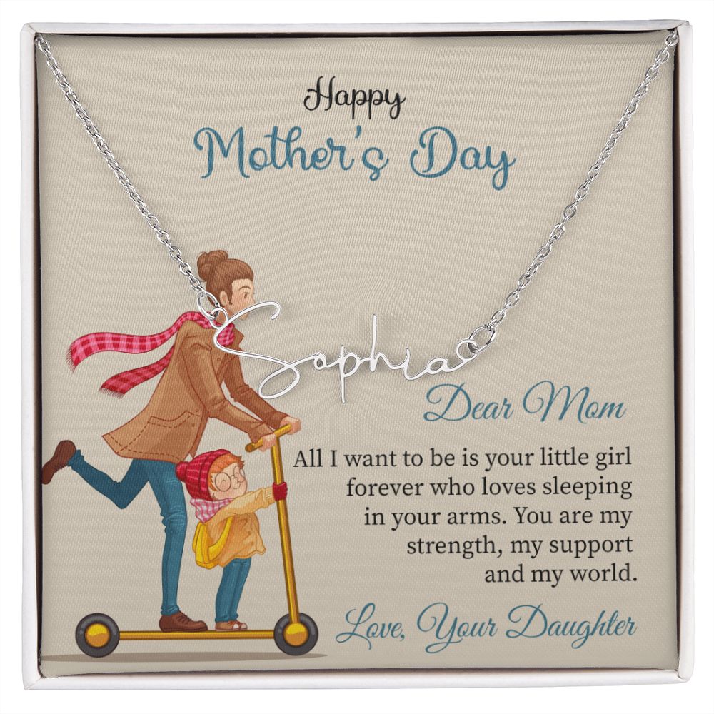 Mother's Day With Love, Signature Style Necklace, My Strength - Kubby&Co Worldwide