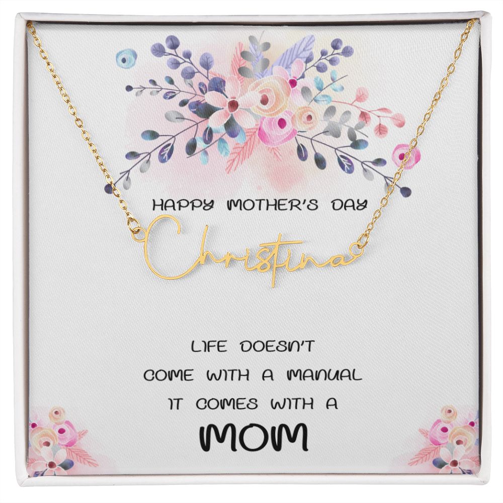 Mother's Day With Love, Signature Style Necklace, Best Mom - Kubby&Co Worldwide