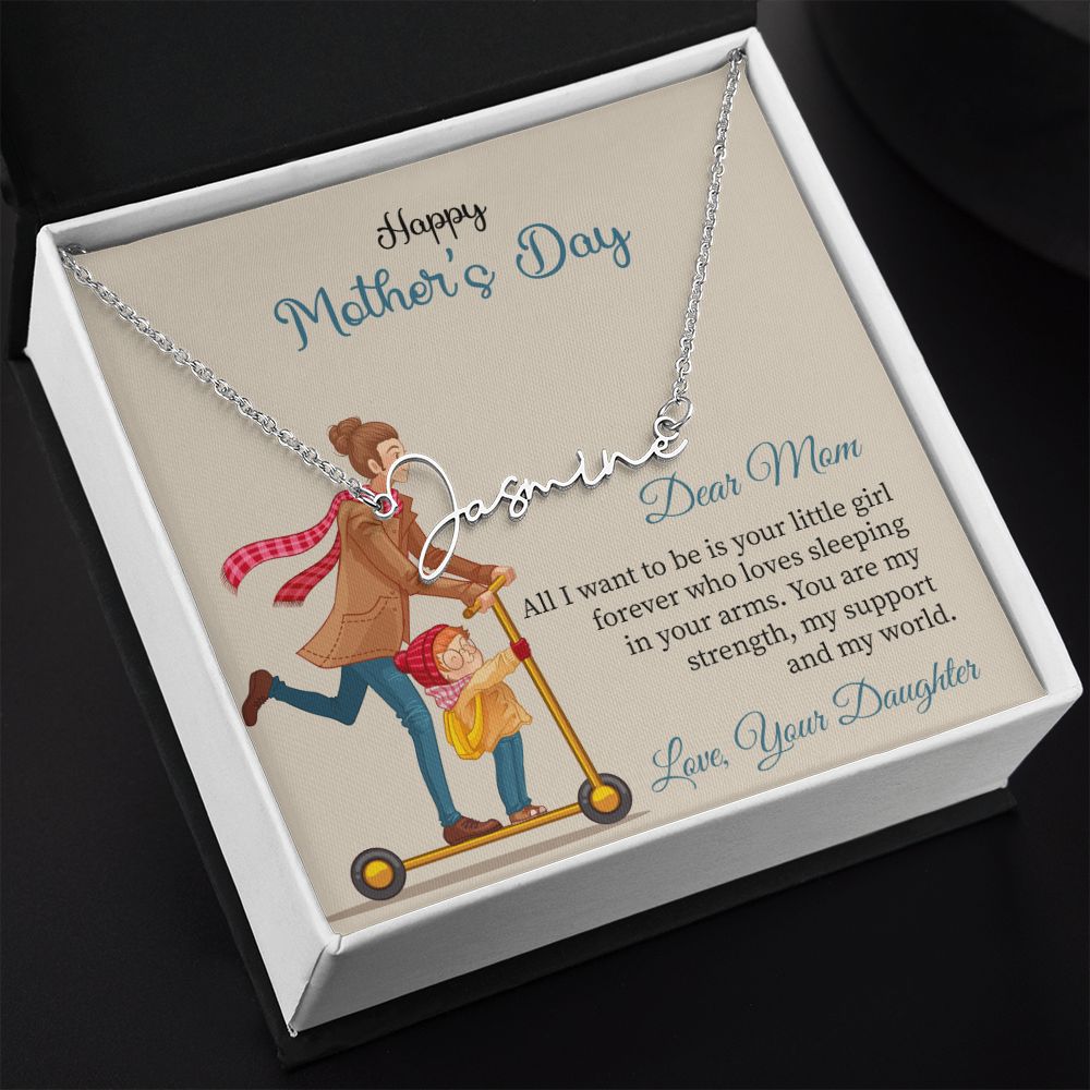 Mother's Day With Love, Signature Style Necklace, My Strength - Kubby&Co Worldwide