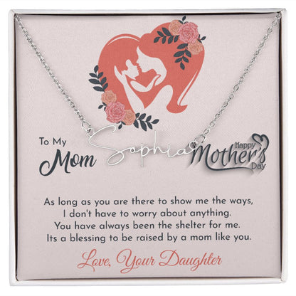 Mother's Day With Love, Signature Style Necklace, A Blessing - Kubby&Co Worldwide