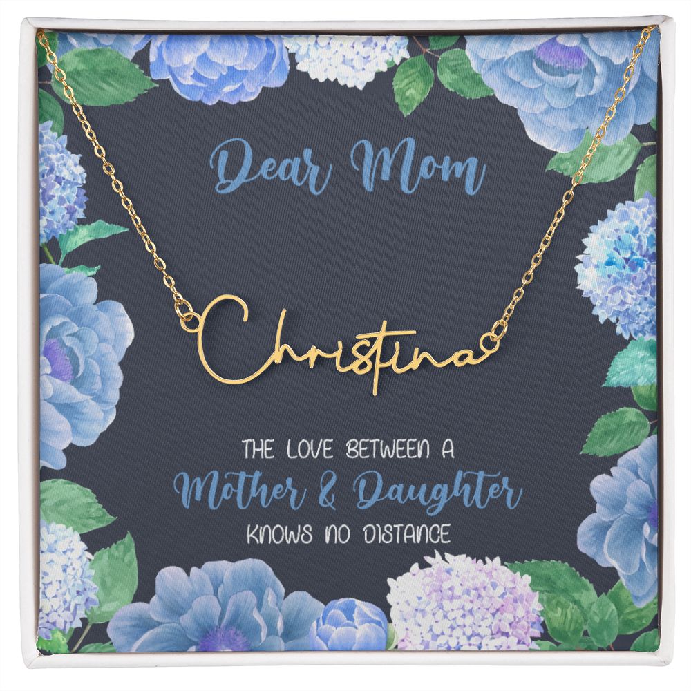 Mother And Daughter, Signature Style Necklace, Mom With Love - Kubby&Co Worldwide