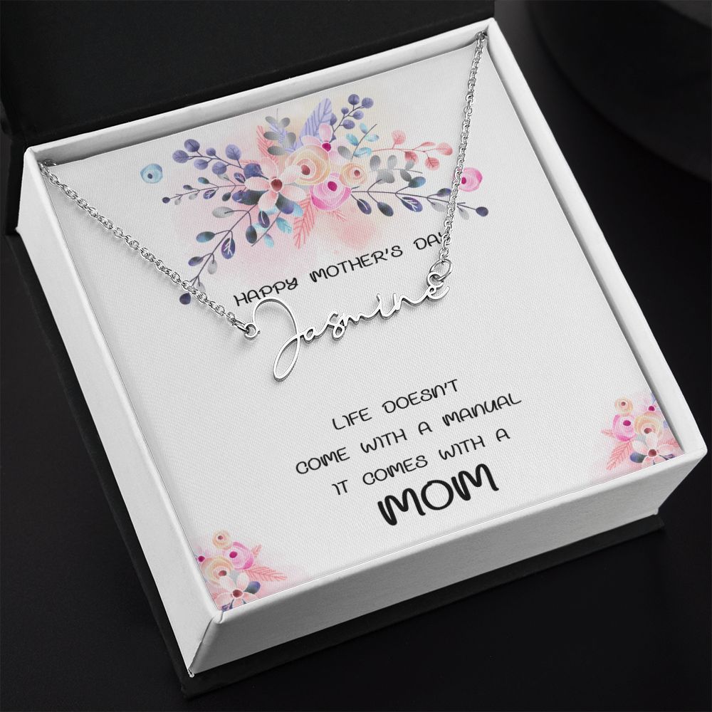 Mother's Day With Love, Signature Style Necklace, Best Mom - Kubby&Co Worldwide