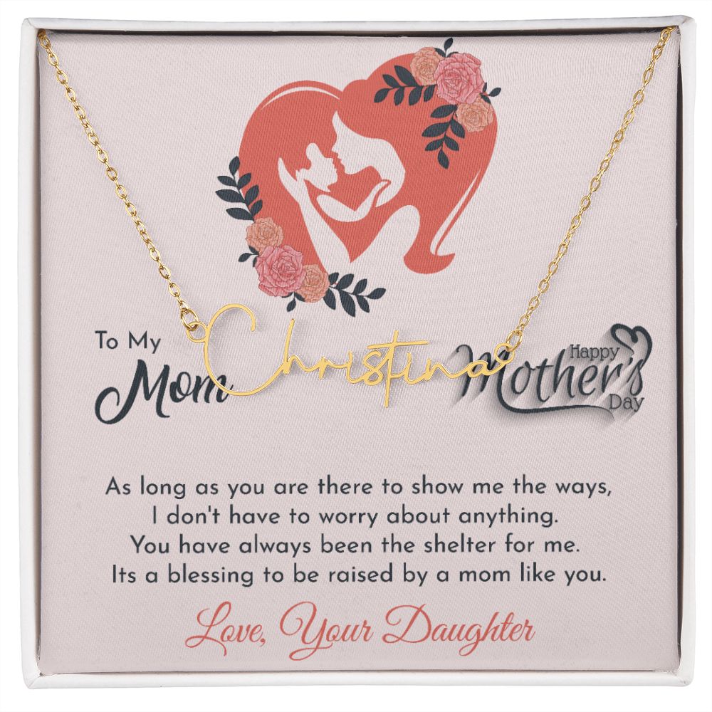 Mother's Day With Love, Signature Style Necklace, A Blessing - Kubby&Co Worldwide