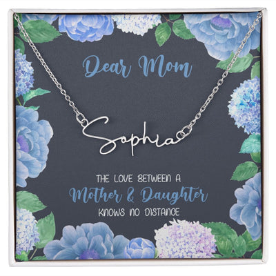 Mother And Daughter, Signature Style Necklace, Mom With Love - Kubby&Co Worldwide