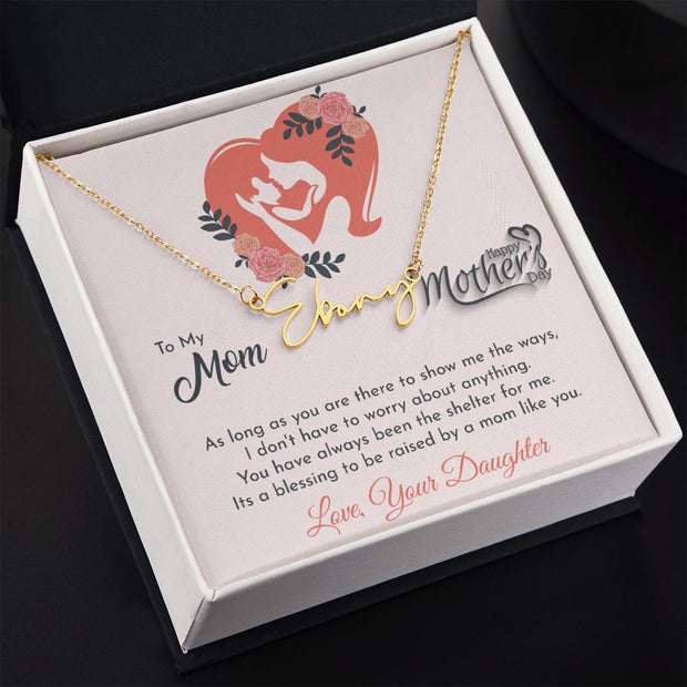 Mother's Day With Love, Signature Style Necklace, A Blessing - Kubby&Co Worldwide