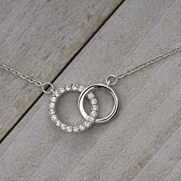 Mother's Day With Love, The Perfect Pair Necklace, The Best - Kubby&Co Worldwide