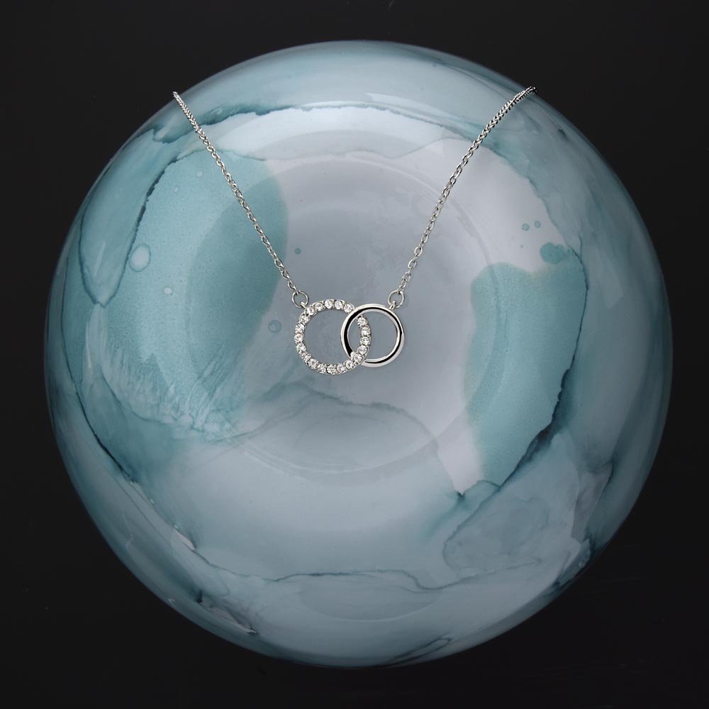 Mother's Day With Love, The Perfect Pair Necklace, The Best - Kubby&Co Worldwide