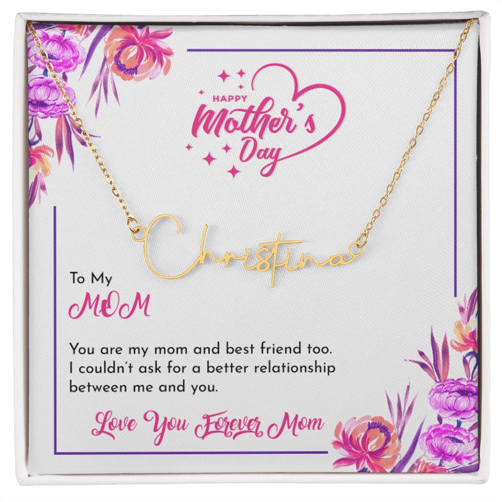 Mother's Day With Love, Signature Style Necklace, Me And You - Kubby&Co Worldwide