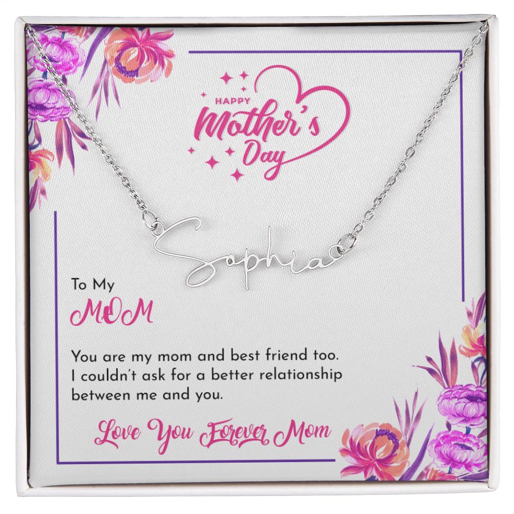 Mother's Day With Love, Signature Style Necklace, Me And You - Kubby&Co Worldwide