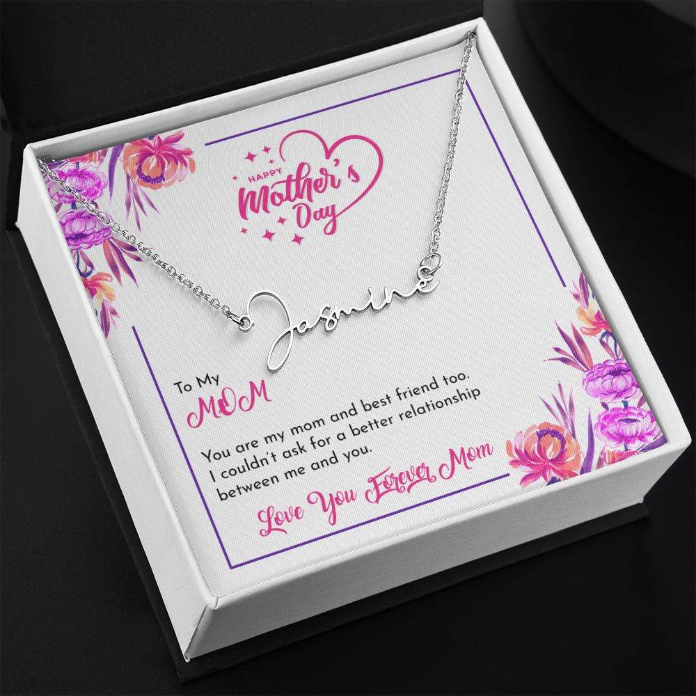 Mother's Day With Love, Signature Style Necklace, Me And You - Kubby&Co Worldwide